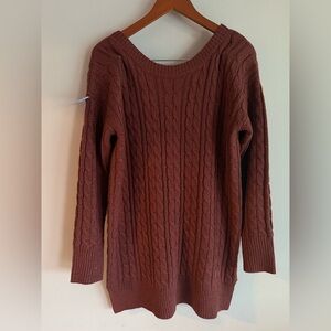 Onetheland Brown Textured Sweater